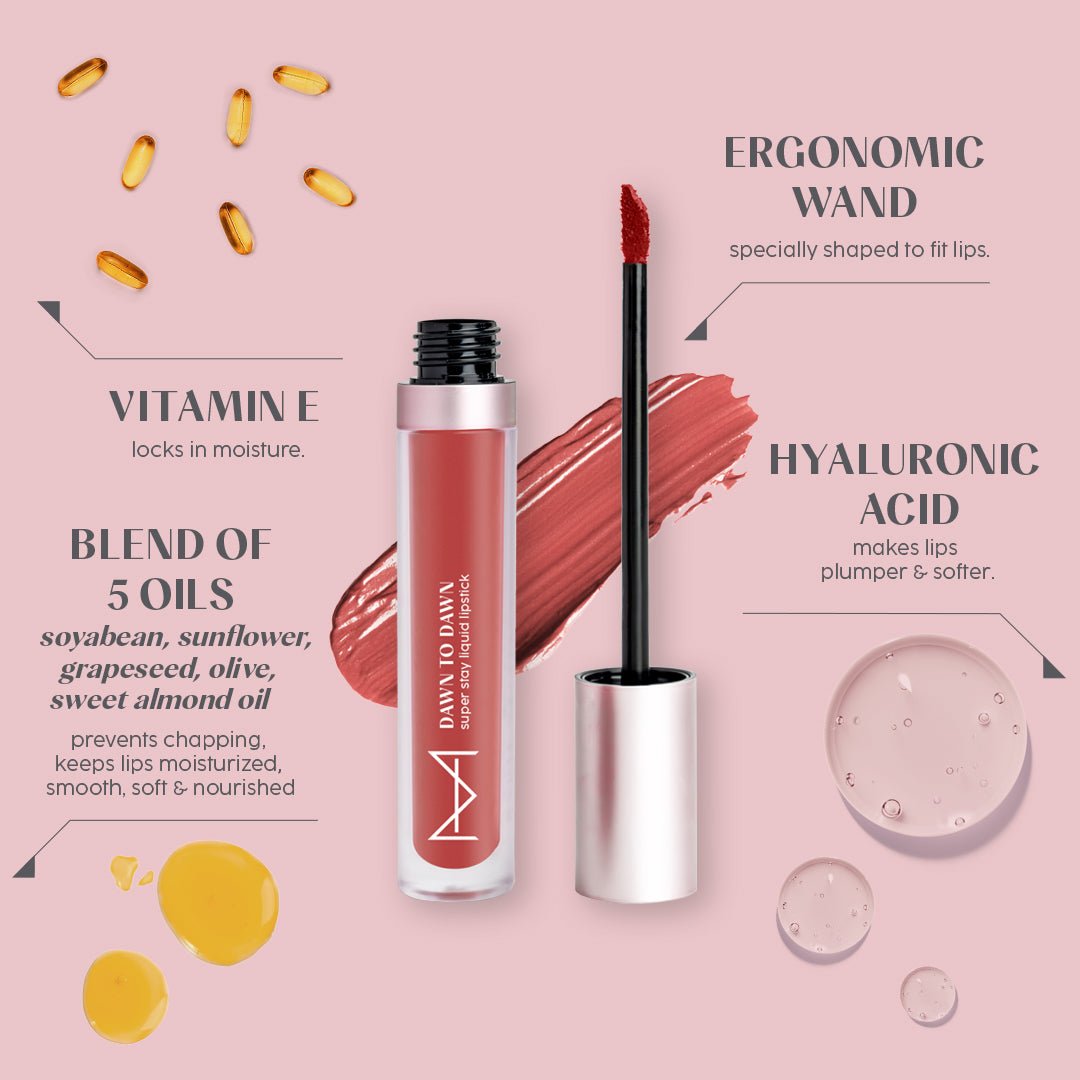 Dawn To Dawn Super Stay Liquid Matte Lipstick - Pink Sugar - House Of Makeup