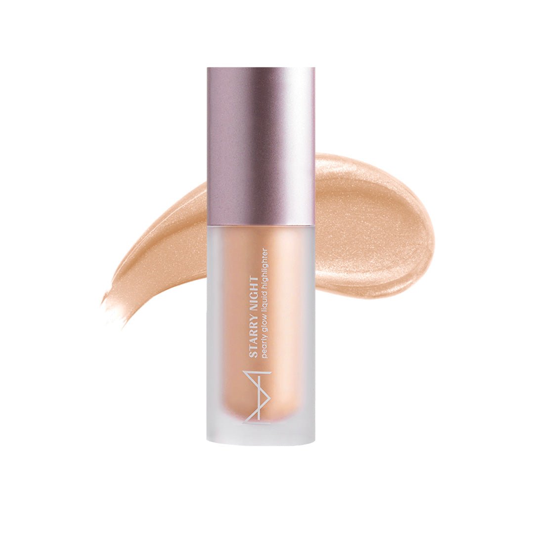 Starry Night Pearly - Glow Liquid Highlighter: For Fair Skin Tone (Moonlight) - House Of Makeup