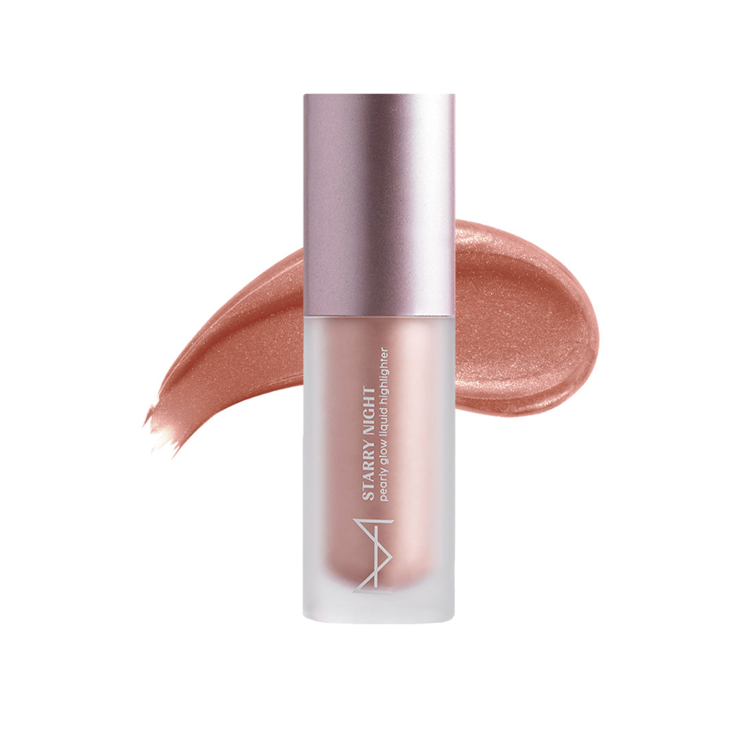 Starry Night Pearly-Glow Liquid Highlighter: Medium-To-Deep Skin Tone (Starburst)