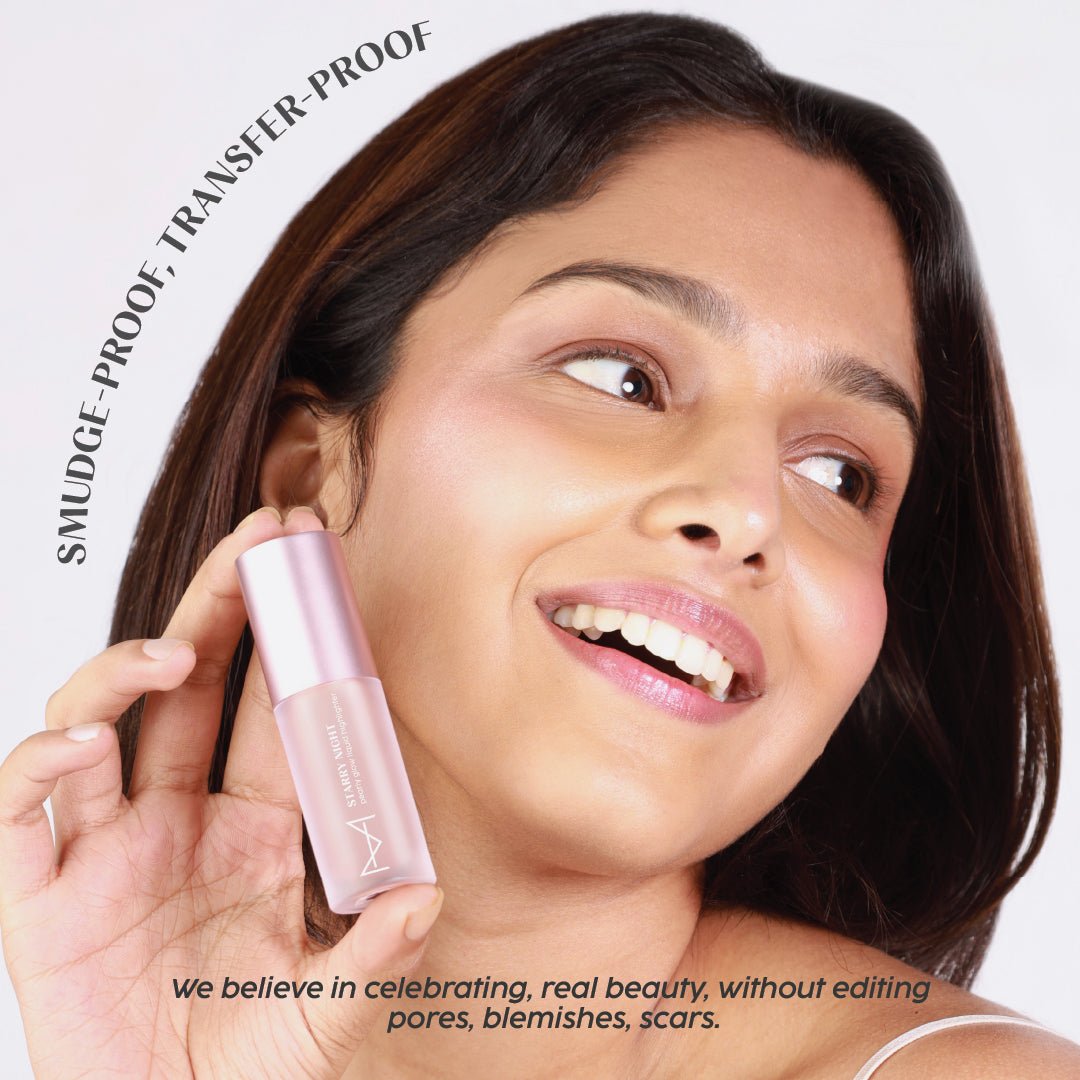 Starry Night Pearly - Glow Liquid Highlighter: For Medium Skin Tone (Nebula) - House Of Makeup