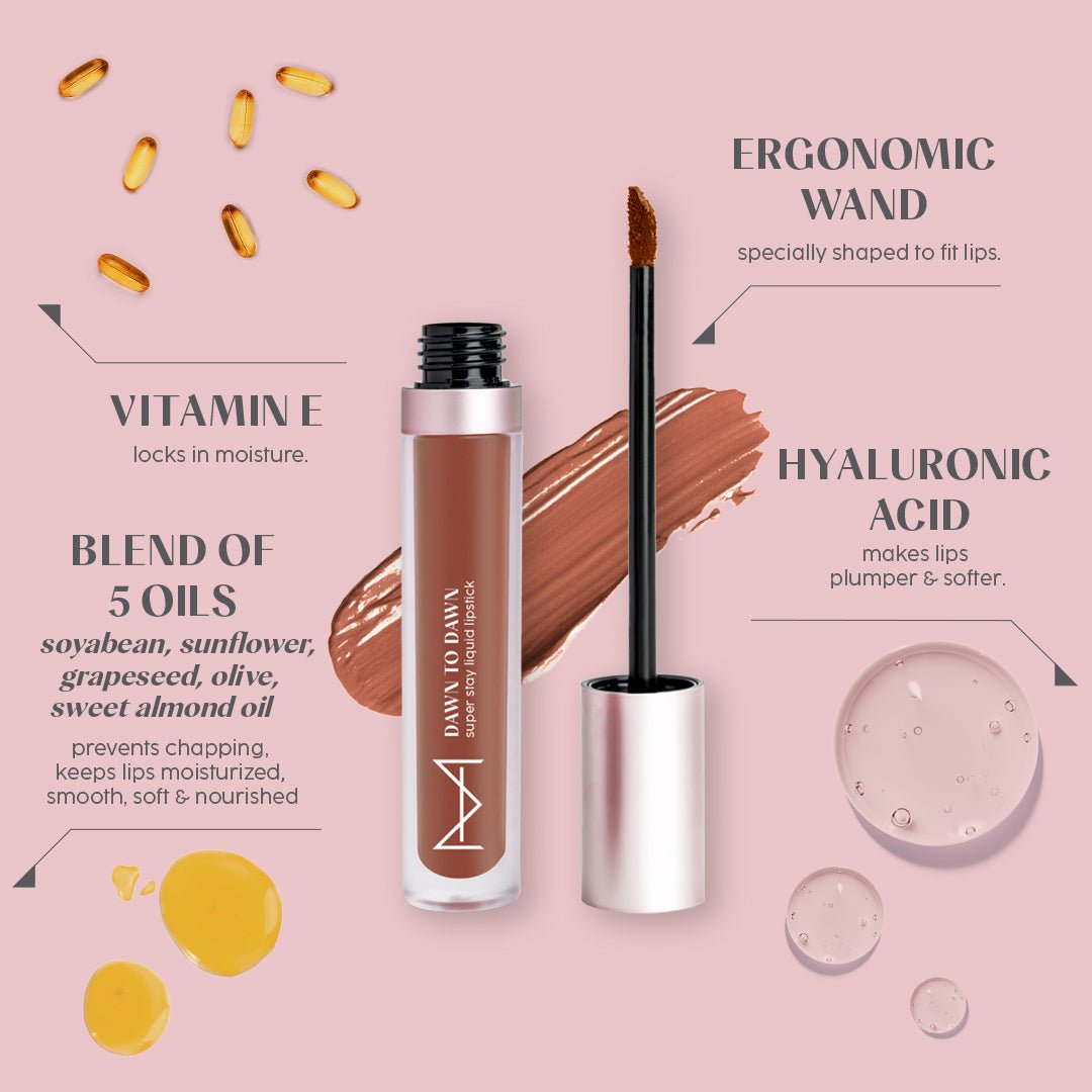 Dawn To Dawn Super Stay Liquid Matte Lipstick - Ginger Snap - House Of Makeup