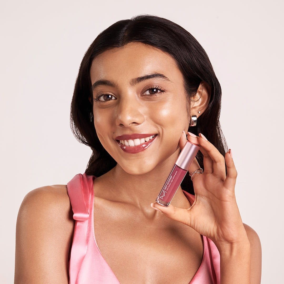 Hot Glossip Non - Sticky, High - Shine Gloss – Berry Discreet - House Of Makeup