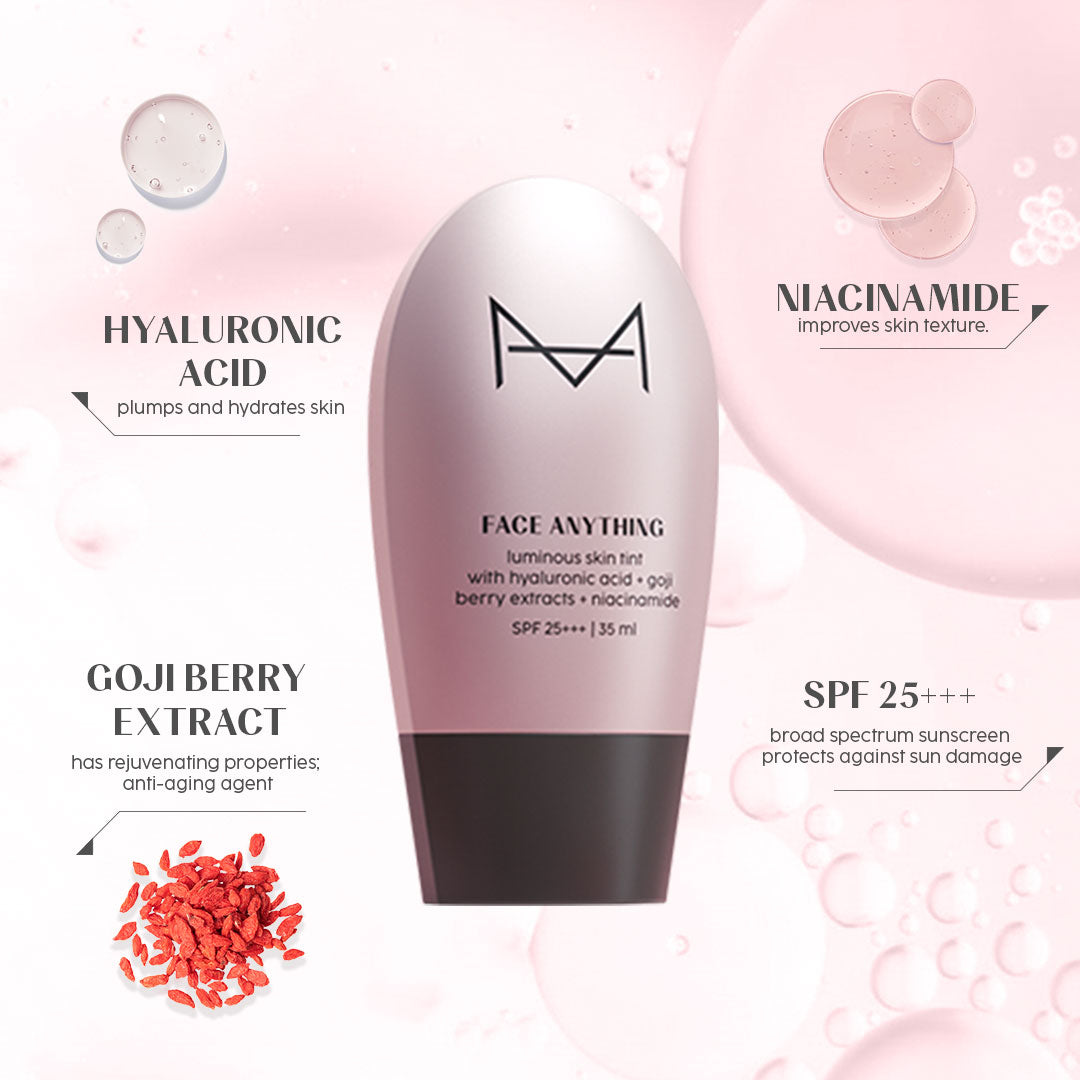 Face Anything Luminous Skin Tint For Glass Skin: Fair Skin Tone (F-02)