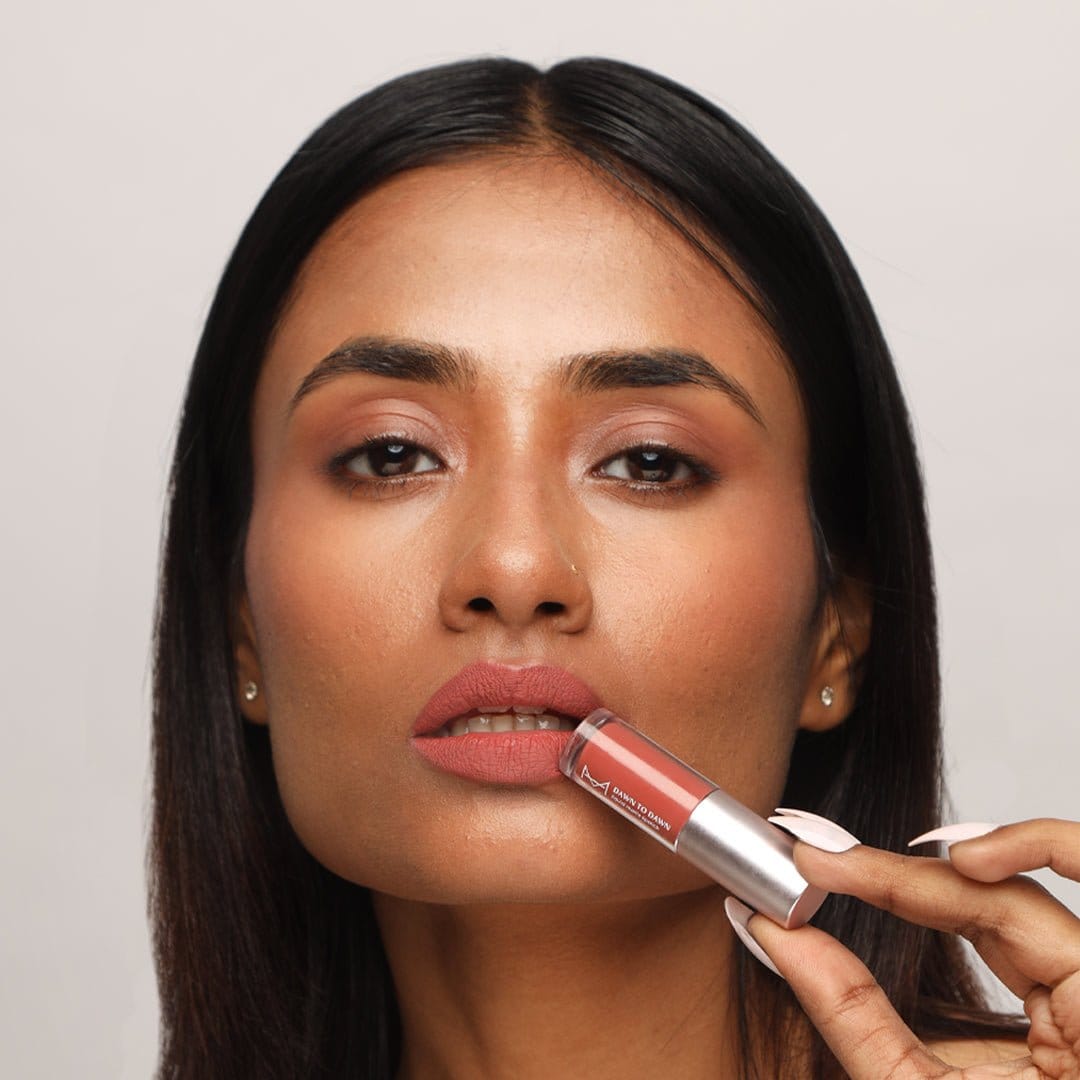 Dawn To Dawn Super Stay Liquid Matte Lipstick - Cinnamon Blush - House Of Makeup