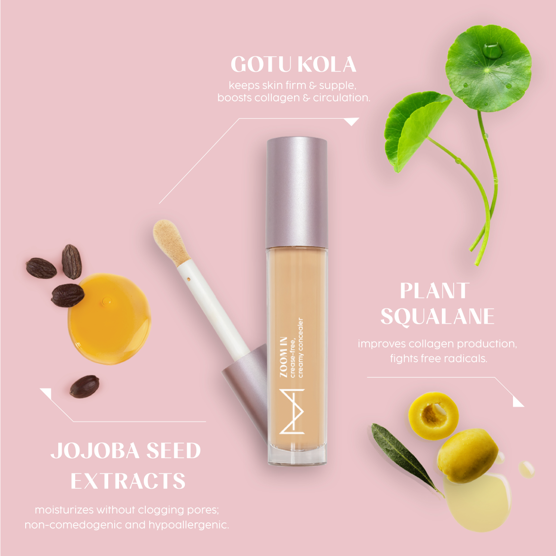 Zoom In Crease-Free, Creamy Concealer - F01 (Yellow Undertone)