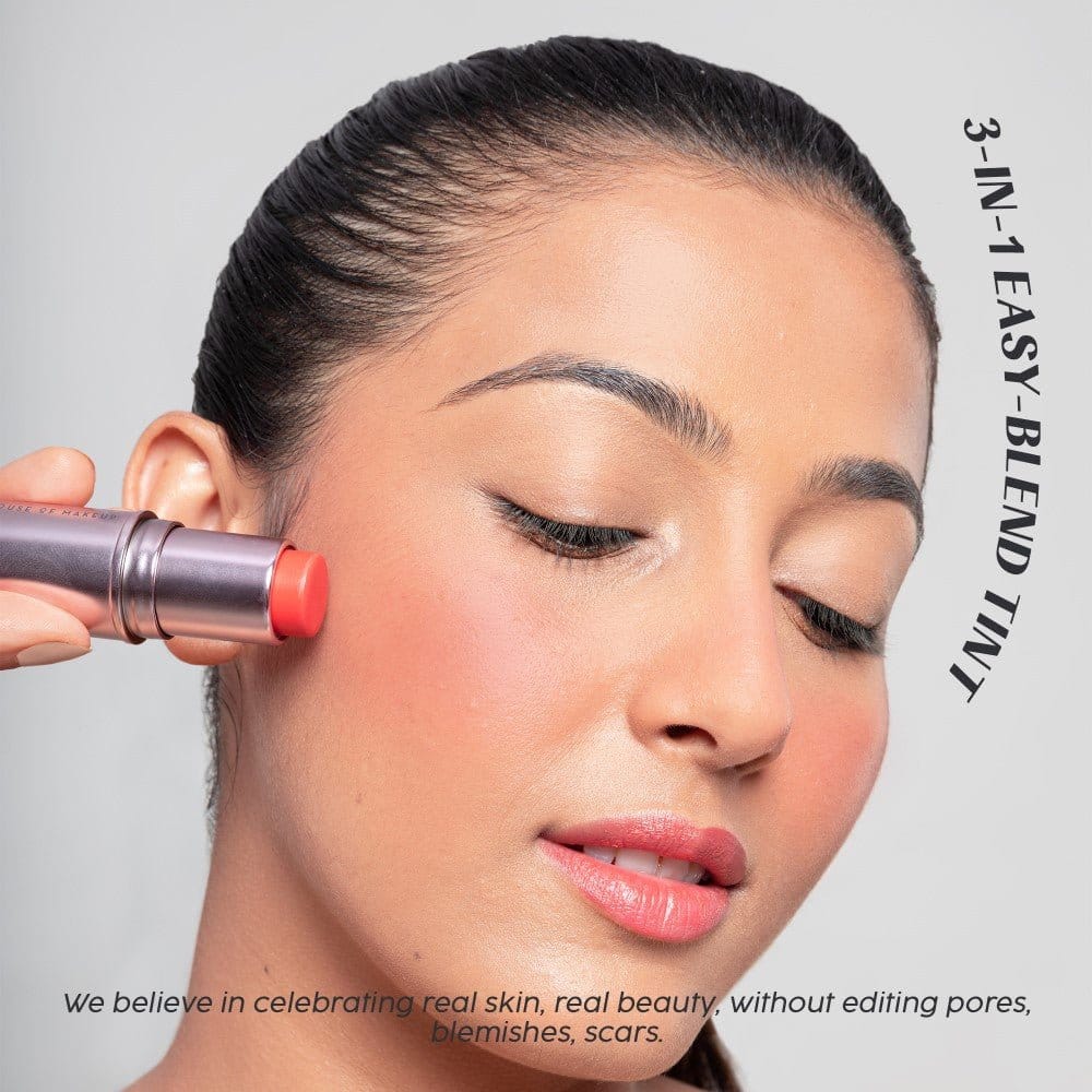 Dab N Glow Easy - Blend Lip + Cheek Tint - Fiery Red - House Of Makeup