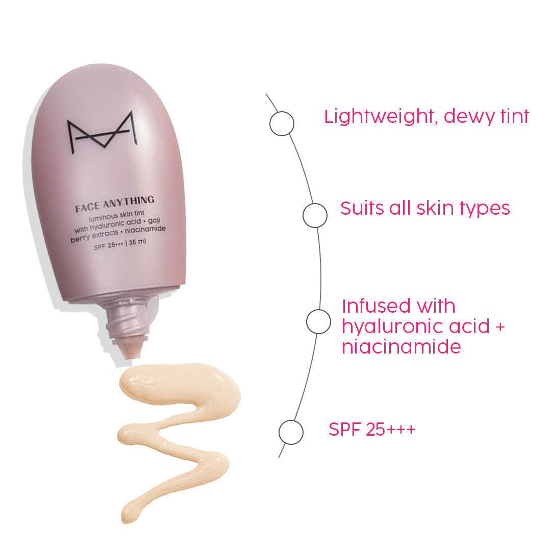 Face Anything Luminous Skin Tint For Glass Skin: Fair Skin Tone (F-02)