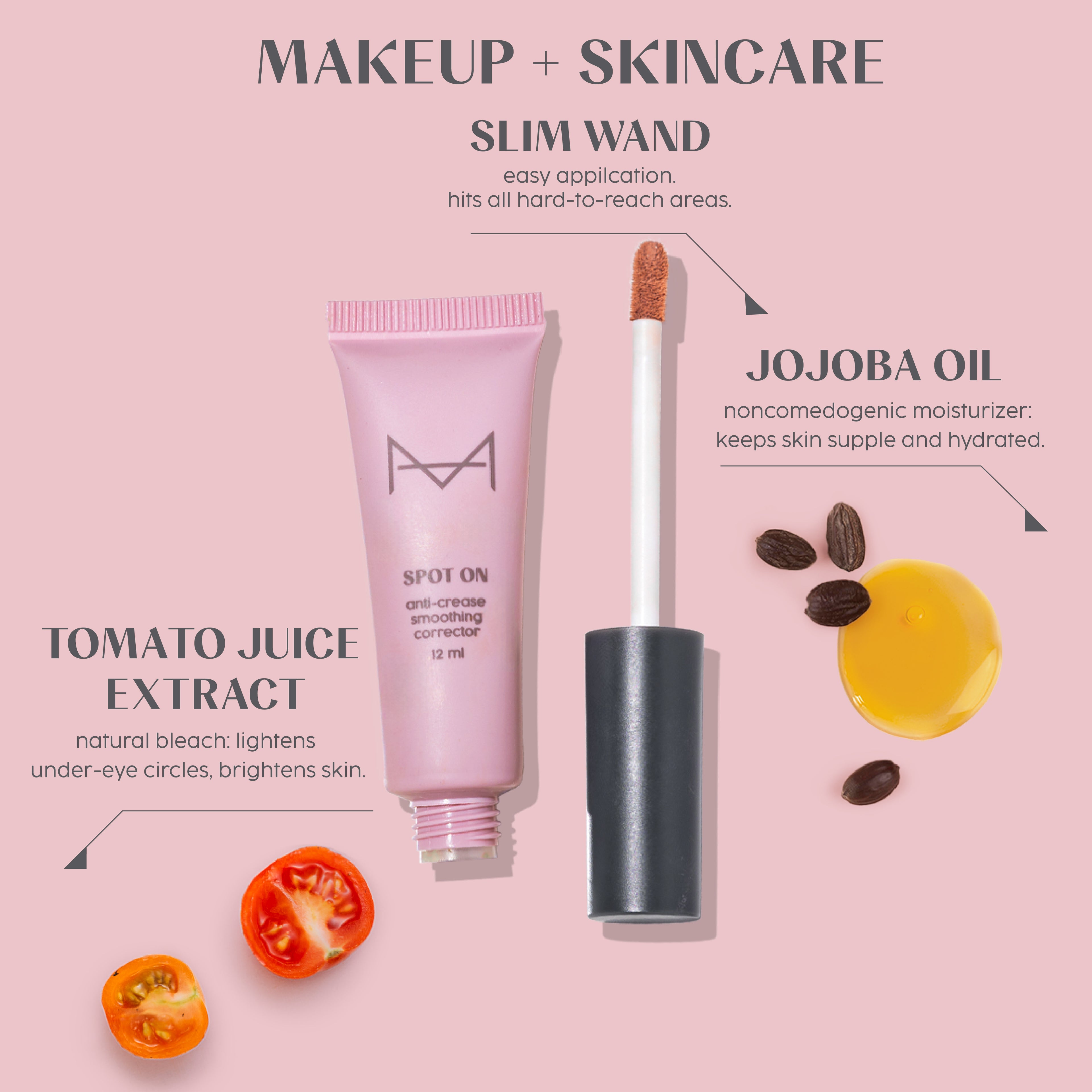 Spot On Anti-Crease, Smoothing Corrector: Light-To-Medium Skin Tone (Peach)