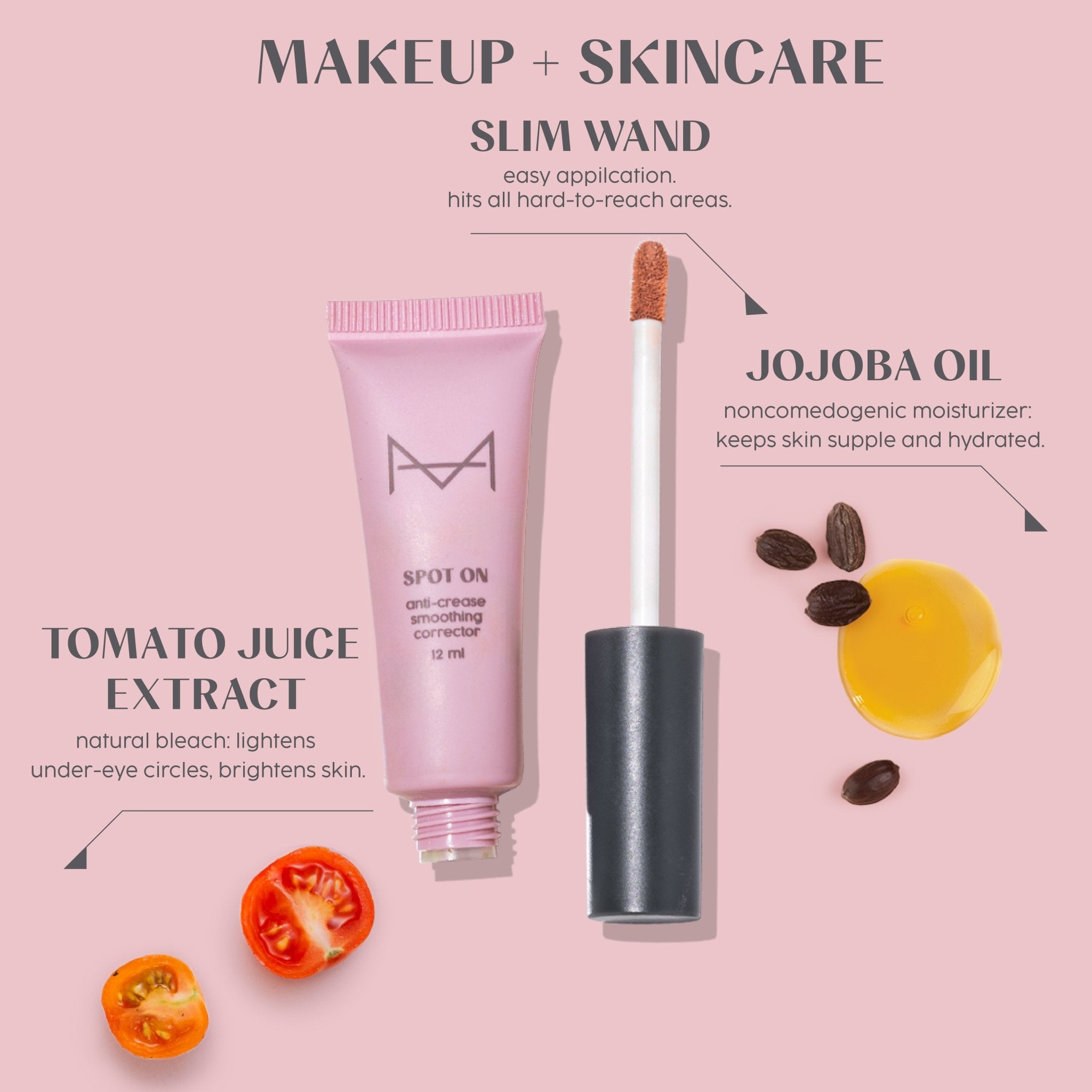 Spot On Anti - Crease, Smoothing Corrector: Fair - To - Light Skin Tone (Light Peach) - House Of Makeup