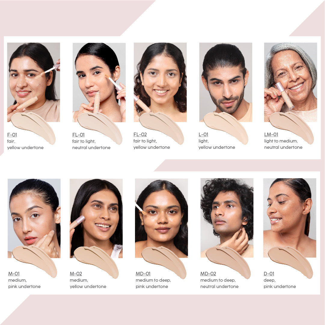 Zoom In Crease-Free, Creamy Concealer - F01 (Yellow Undertone)