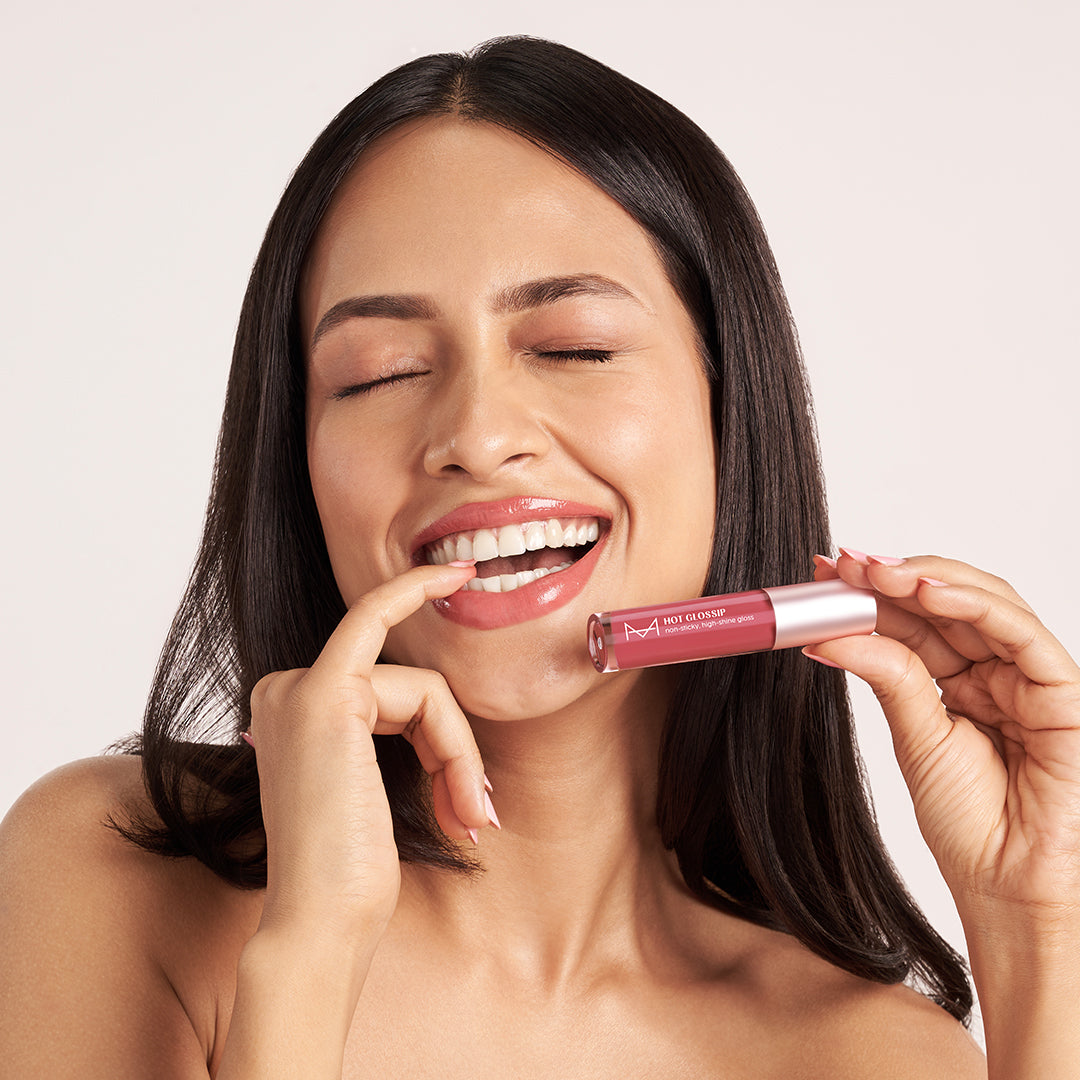 House Of Makeup Hot Glossip Non-Sticky, High-Shine Lip Gloss – Pinky Swear