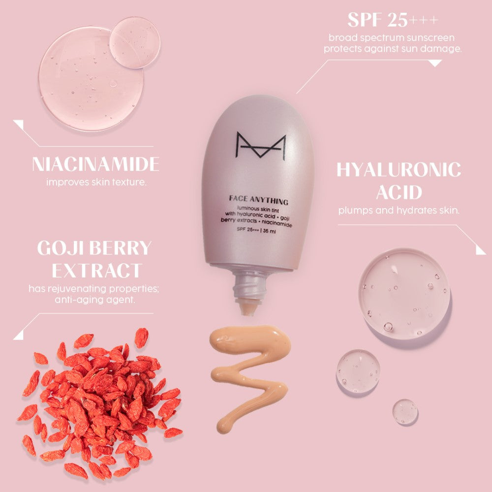 Face Anything Luminous Skin Tint for Glass Skin: Fair-To-Light Skin Tone (FL-10)