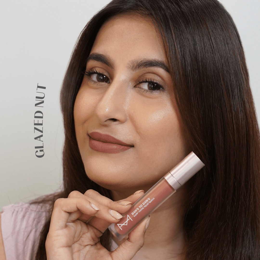 Dawn To Dawn Super Stay Liquid Matte Lipstick - Glazed Nut - House Of Makeup