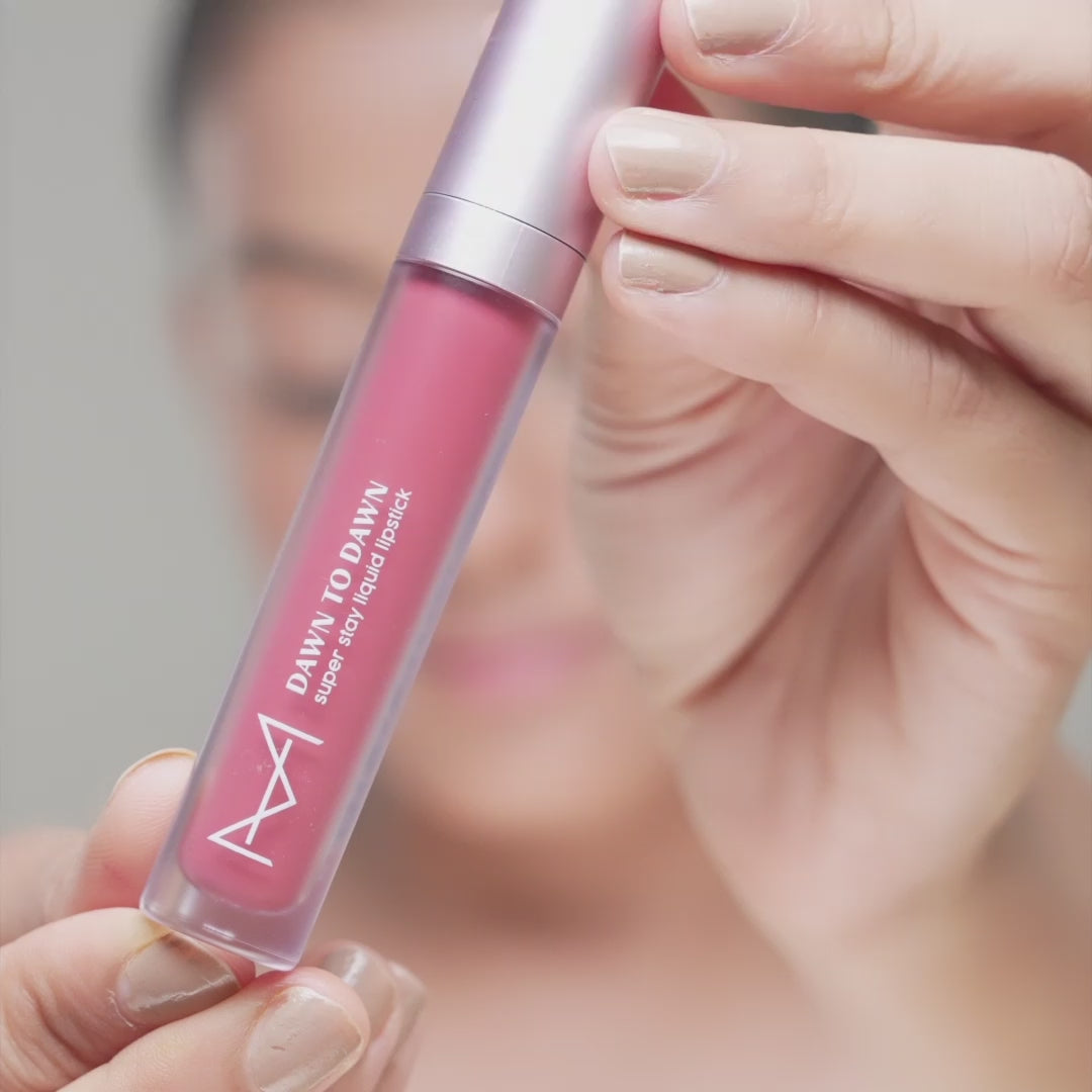 How to apply  Super Stay Liquid Matte Lipstick - Pink Sugar shade