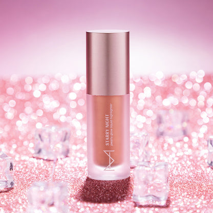 Pearly-Glow Liquid Highlighter: Medium-To-Deep Skin Tone (Starburst)