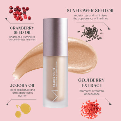 Pearly-Glow Liquid Highlighter: Fair Skin Tone (Moonlight)