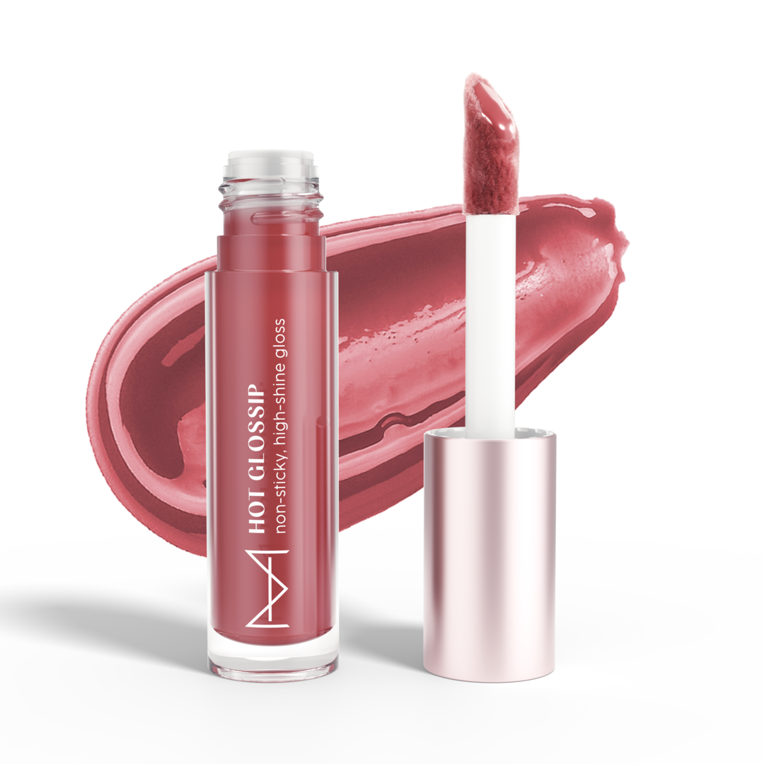 House Of Makeup Hot Glossip Non-Sticky, High-Shine Gloss – Berry Discreet