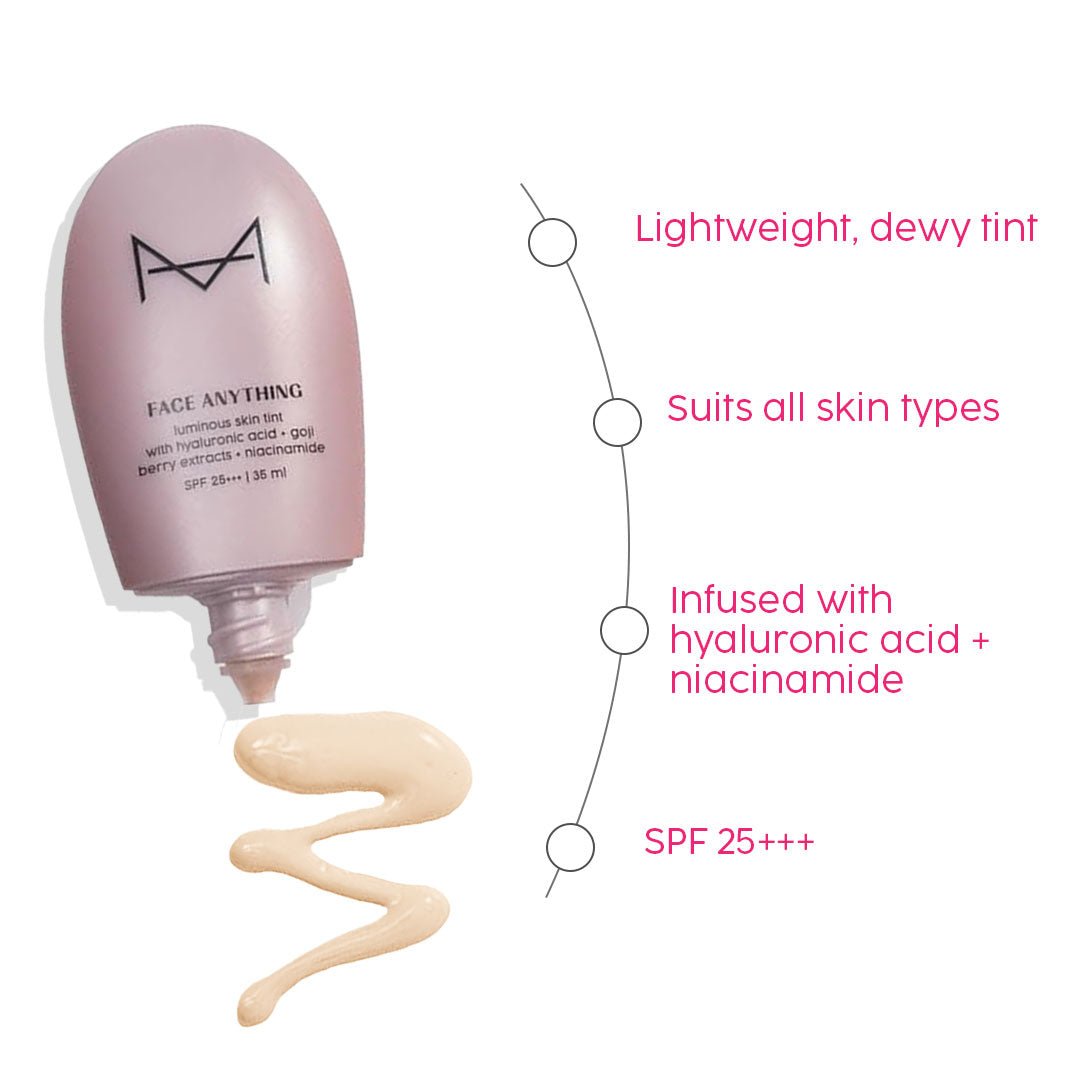 Face Anything Luminous Skin Tint For Glass Skin: Fair Skin Tone (F - 02) - House Of Makeup
