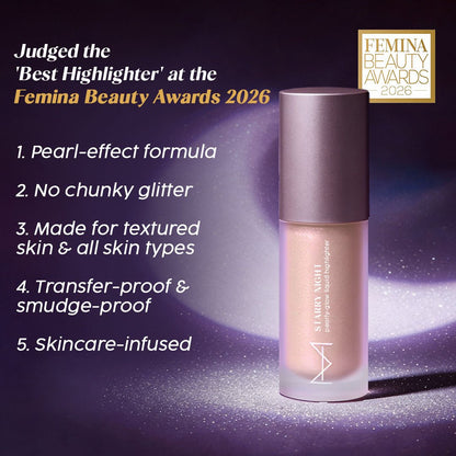 Starry Night Pearly - Glow Liquid Highlighter: Fair - To - Light Skin Tone (Meteorite) - House Of Makeup