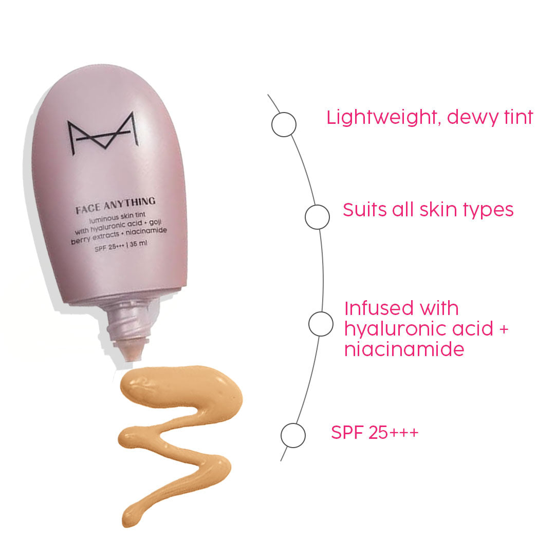 Face Anything Luminous Skin Tint For Glass Skin: Medium Skin Tone (M-10)