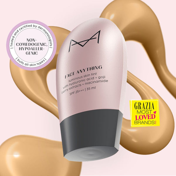 Face Anything Non-Comedogenic Luminous Skin Tint For Glass Skin: Medium Skin Tone (M-10) - House Of Makeup
