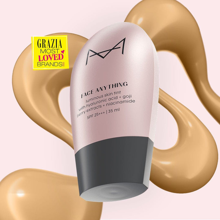 Face Anything Luminous Skin Tint, a lightweight everyday base