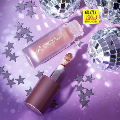 Starry Night Pearly - Glow Liquid Highlighter: For Fair Skin Tone (Moonlight) - House Of Makeup