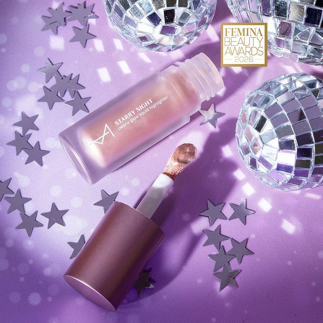 Starry Night Pearly - Glow Liquid Highlighter: For Fair Skin Tone (Moonlight) - House Of Makeup