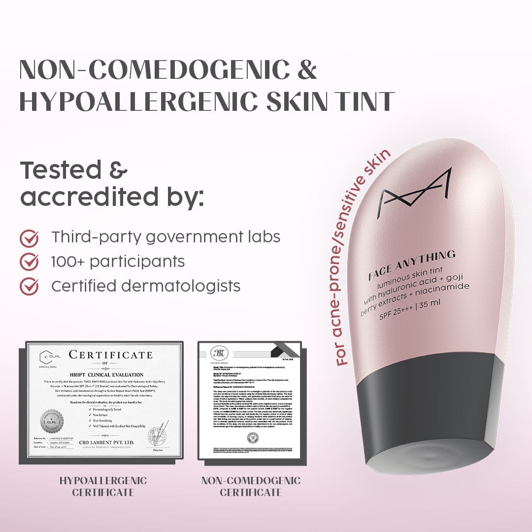 Face Anything Non-Comedogenic Luminous Skin Tint for Glass Skin: Fair-To-Light Skin Tone (FL-10)