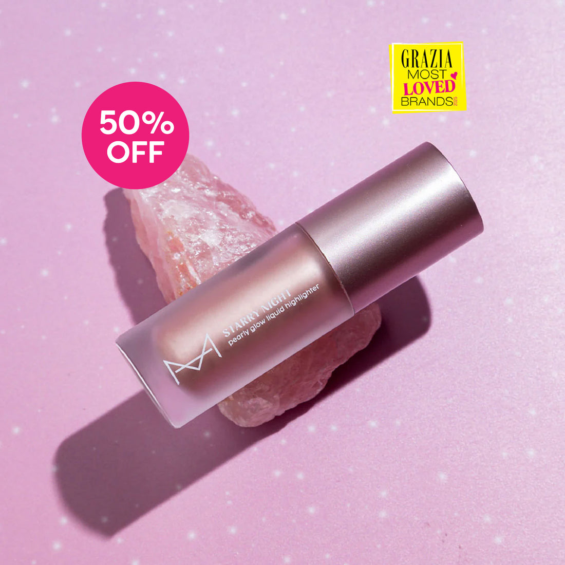 Starry Night Pearly-Glow Liquid Highlighter: Fair-To-Light Skin Tone (Meteorite)