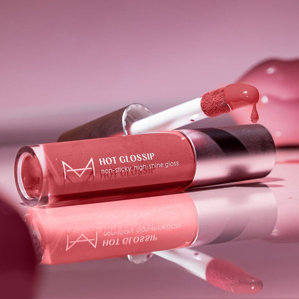 Hot Glossip Non - Sticky, High - Shine Lip Gloss – Pinky Swear - House Of Makeup