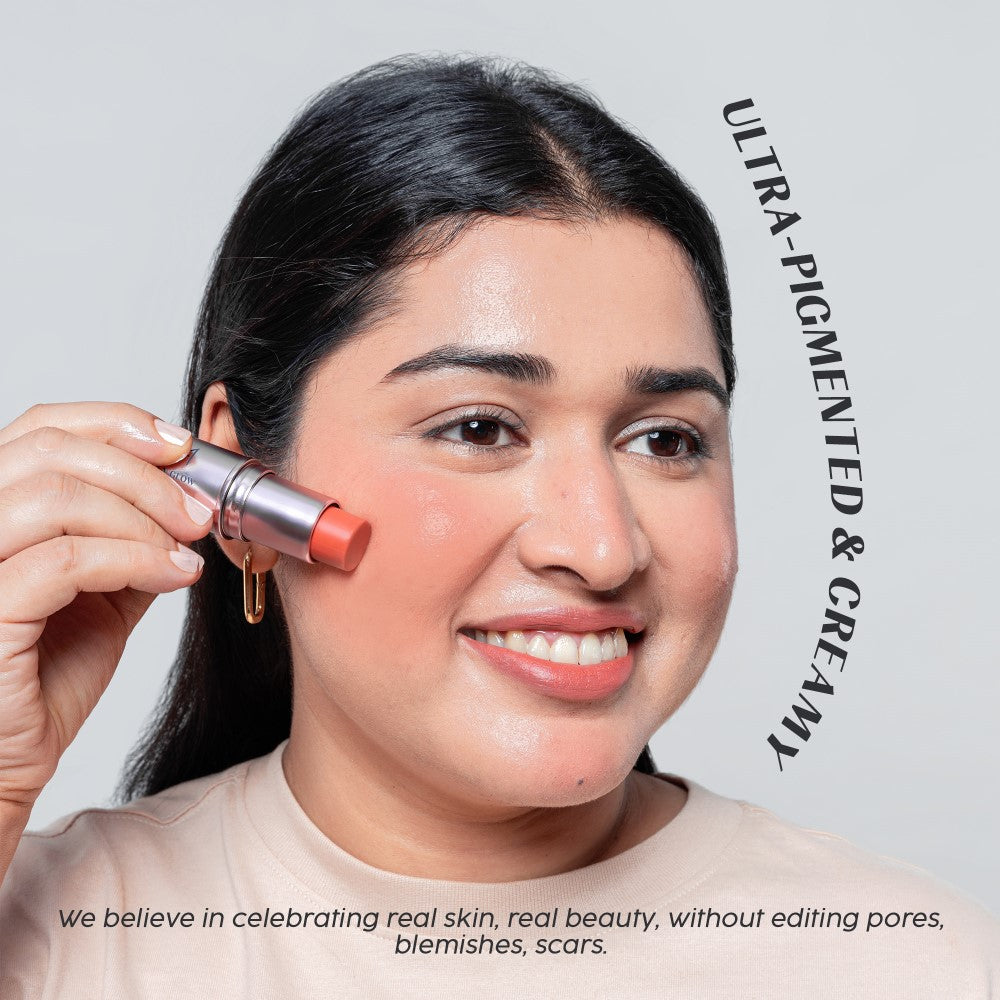 Dab N Glow Easy-Blend Lip + Cheek Tint - Peach Cobbler