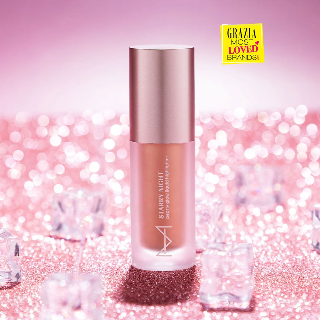 Starry Night Pearly - Glow Liquid Highlighter: Medium - To - Deep Skin Tone (Starburst) - House Of Makeup
