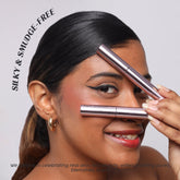 make smudge-proof wings with Liquid Luck Silky Eyeliner by House of Makeup