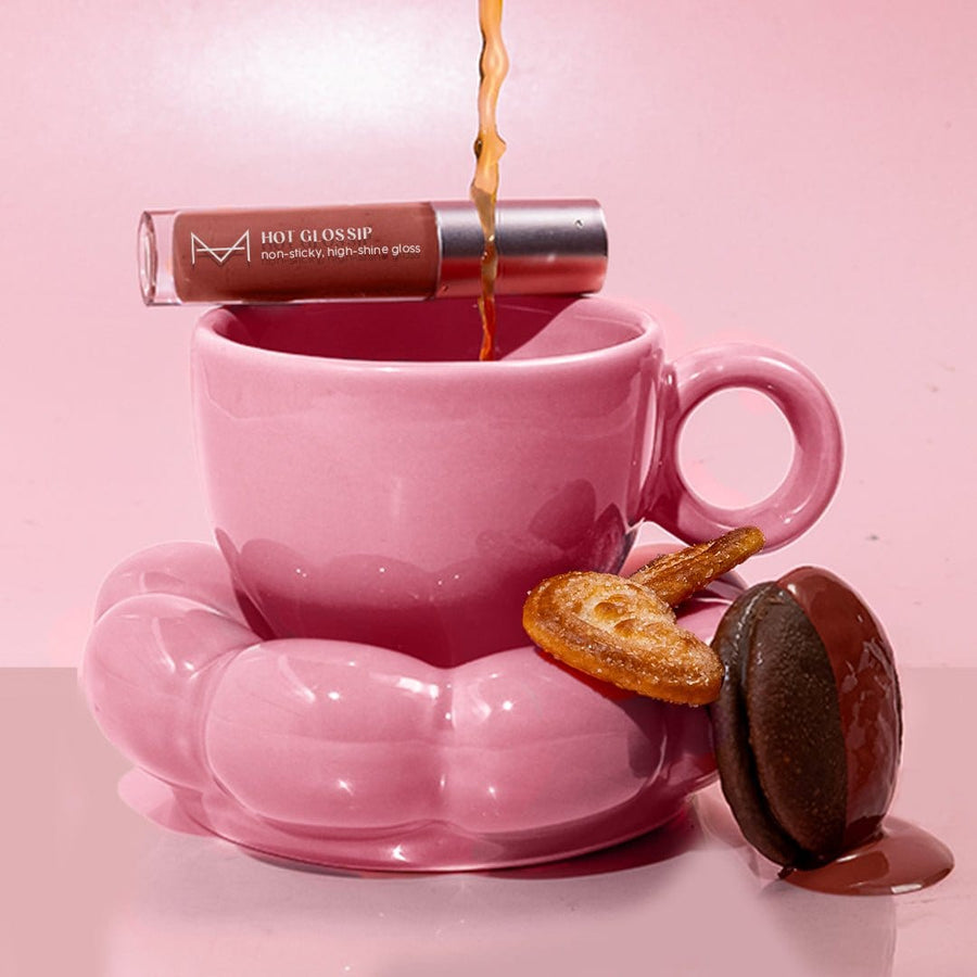 Hot Glossip Non - Sticky, High - Shine Gloss – Whats The Tea - House Of Makeup