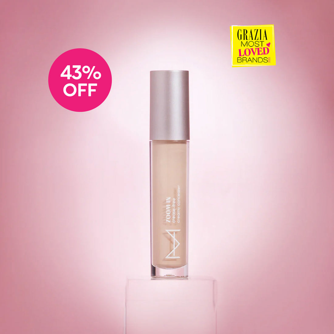 Zoom In Crease-Free, Creamy Concealer - M01 (Pink Undertone)