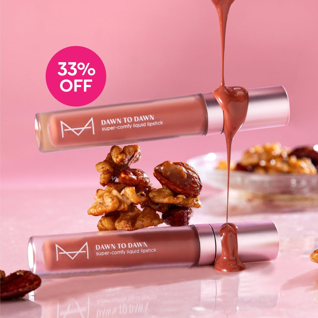 Dawn To Dawn Super Stay Liquid Matte Lipstick - Glazed Nut - House Of Makeup