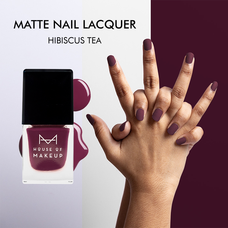 MATTE NAIL LACQUER - HIBISCUS TEA NAIL House Of Makeup  (5238221308055)