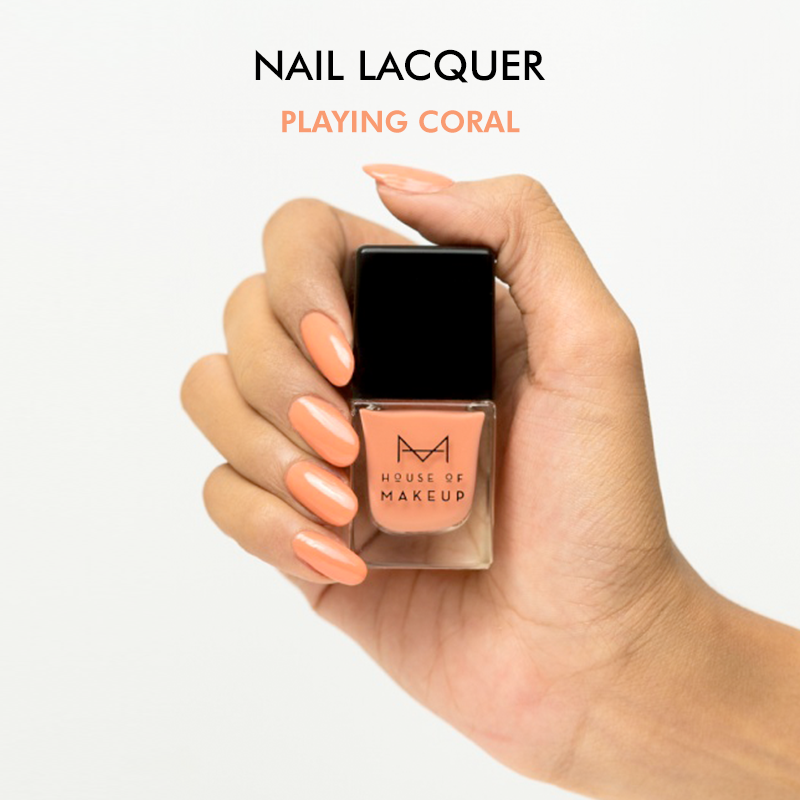 Nail Lacquer - PLAYING CORAL NAIL House Of Makeup  (5238203056279)